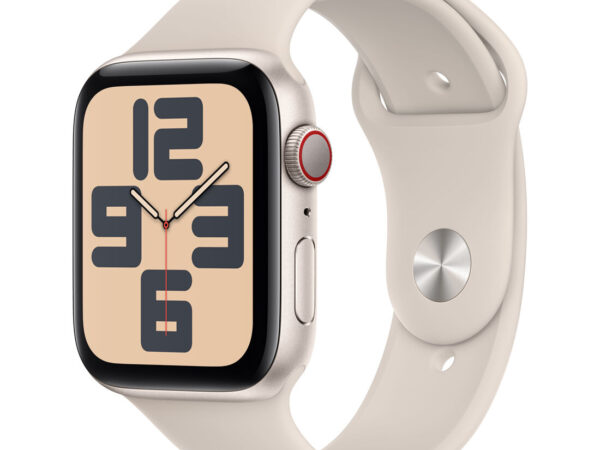 Apple Watch SE GPS + Cellular Cassa 44mm in Alluminio Galassia con Cinturino Sport Galassia - S/M