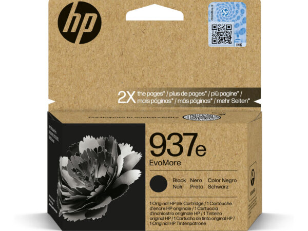 HP Cartuccia di inchiostro nero originale 937e EvoMore