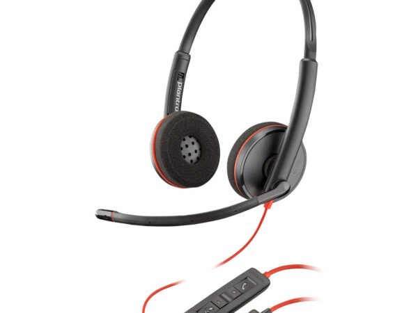 Poly Cuffie stereo Blackwire 3220 con connettore USB-A
