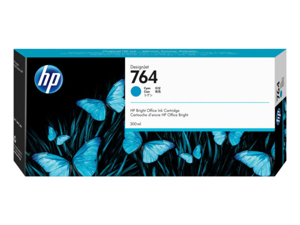 HP Cartuccia inchiostro ciano 764, 300 ml
