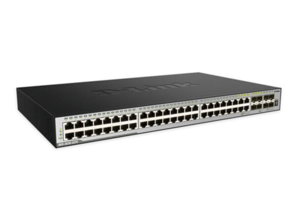 D-Link DGS-3630-52TC Gestito L3 Gigabit Ethernet (10/100/1000) 1U Nero