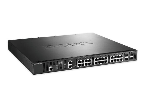 D-Link DXS-3400-24TC switch di rete Gestito L3 Gigabit Ethernet (10/100/1000) 1U Nero