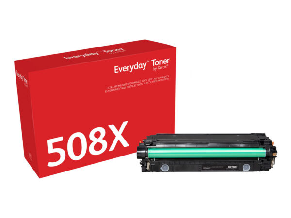 Everyday Toner  di Xerox Nero compatibile con HP 508X (CF360X), Alta capacità
