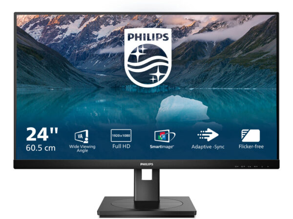 Philips S Line 242S9JML/00 LED display 61 cm (24") 1920 x 1080 Pixel Full HD LCD Nero
