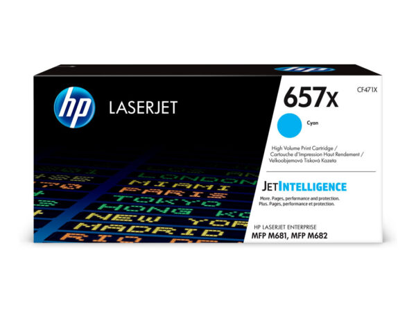 HP Cartuccia toner ciano originale ad alta capacità LaserJet 657X