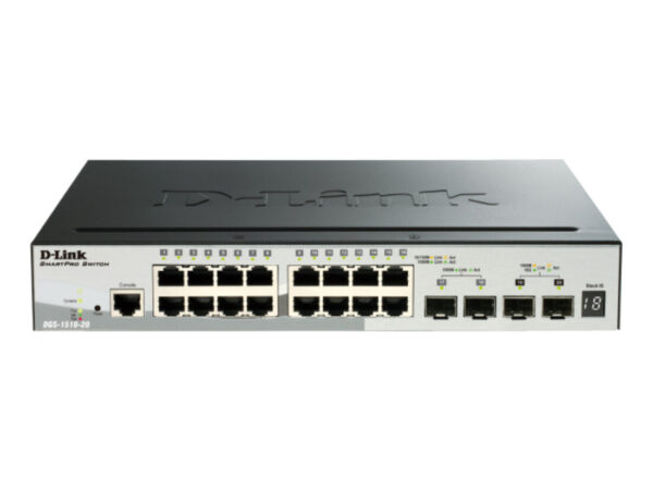 D-Link DGS-1510 Gestito L3 Gigabit Ethernet (10/100/1000) Supporto Power over Ethernet (PoE) Nero