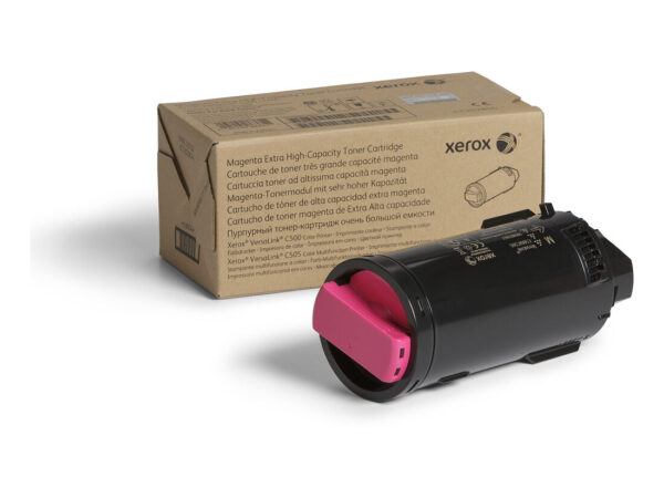 Xerox Cartuccia toner Magenta a Altissima capacità da 9000 Pagine per Multifunzione a colori  VersaLink C505, Stampante a colori  VersaLink C500 (106R03874)