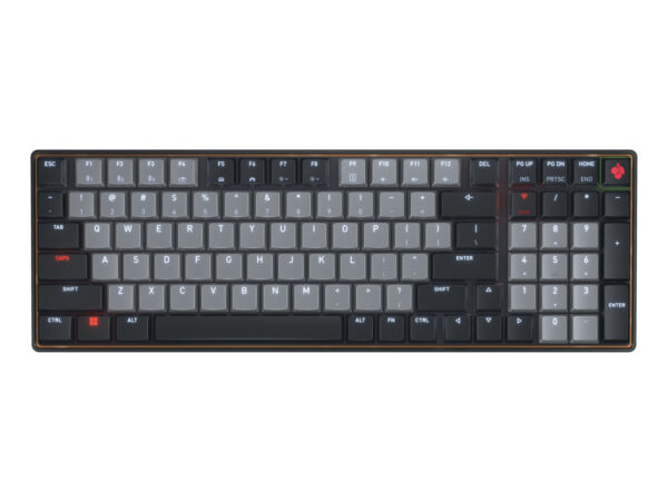 CHERRY KW 550 MX LP tastiera Casa/ufficio USB + Bluetooth QZERTY Inglese US Nero