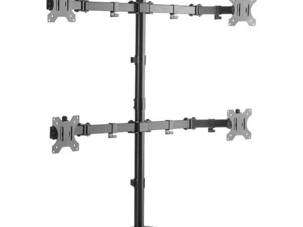 LogiLink BP0046 Supporti a parete per TV 81,3 cm (32") Scrivania Acciaio inox
