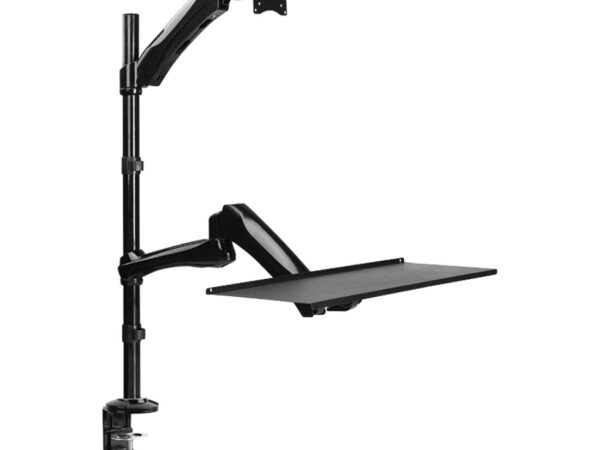 LogiLink BP0030 Supporti a parete per TV 68,6 cm (27") Scrivania Nero