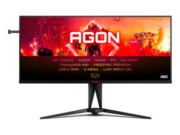 AOC AGON 5 AG405UXC Monitor PC 100,3 cm (39.5") 3440 x 1440 Pixel Wide Quad HD LCD Nero
