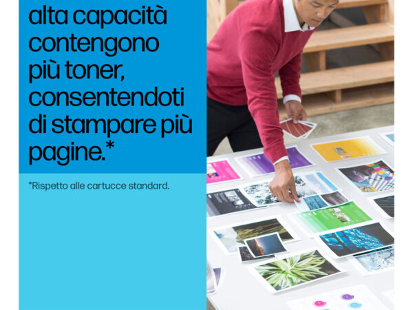 HP Cartuccia Toner originale ciano LaserJet 654A