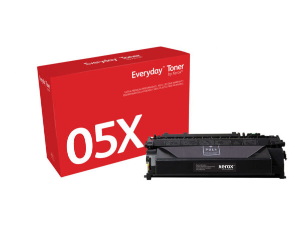 Everyday Toner  di Xerox Nero compatibile con HP 05X (CE505X), Alta capacità