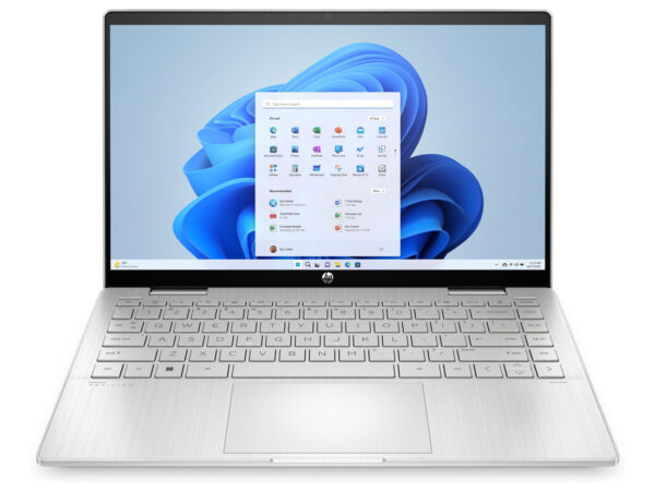 HP Pavilion x360 14-ek1031nl Intel Core i5 i5-1335U Ibrido (2 in 1) 35,6 cm (14") Touch screen Full HD 16 GB DDR4-SDRAM 512 GB SSD Wi-Fi 6 (802.11ax) Windows 11 Home Argento