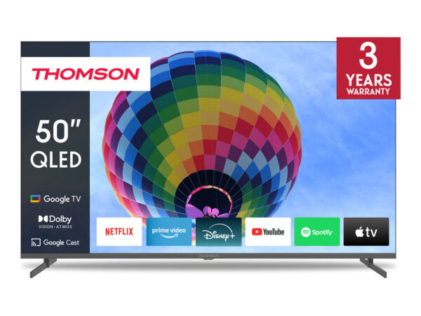 Thomson 50QG4S14 TV 139,7 cm (55") 4K Ultra HD Smart TV Wi-Fi Grigio