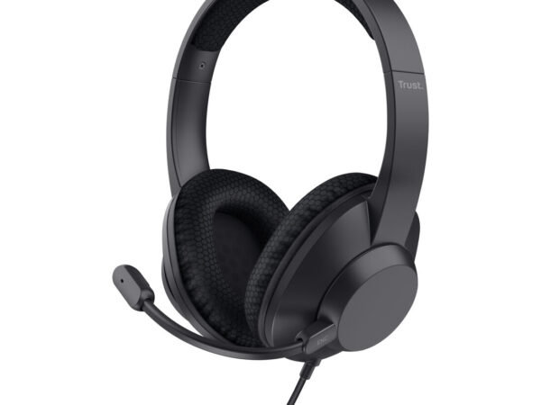 Trust Ayda Max Auricolare Cablato A Padiglione Musica e Chiamate USB Type-C / USB Type-A Nero