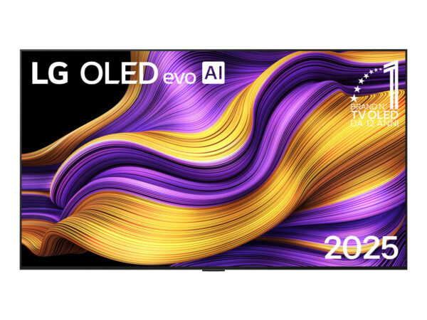 LG OLED evo AI OLED65G54LW TV Serie G5 65" 4K, α11 Gen2, Brightness Booster Ultimate, 60W, 4 HDMI 165Hz, Smart TV 2025