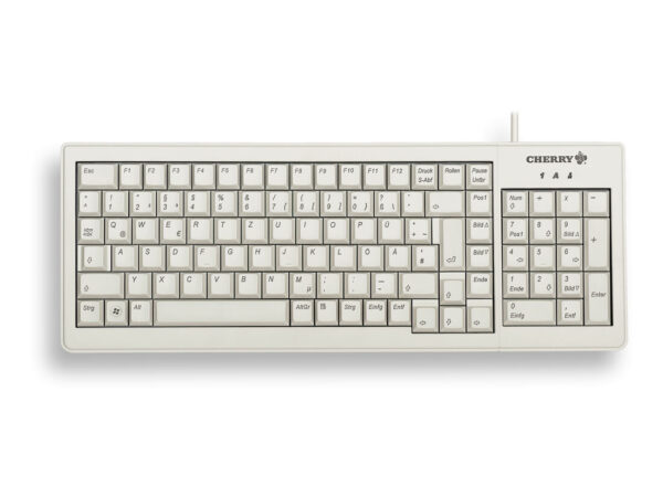 CHERRY XS G84-5200 tastiera Ufficio USB + PS/2 QWERTY Inglese Grigio