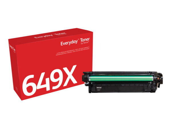 Everyday Toner  di Xerox Nero compatibile con HP 649X (CE260X), Alta capacità