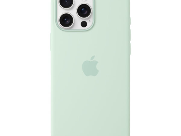 Apple Custodia MagSafe in silicone per iPhone 16 Pro Max - Acquamarina