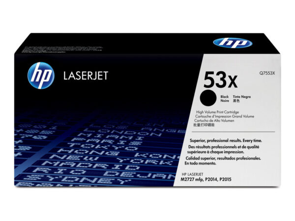 HP Cartuccia Toner originale nero ad alta capacità LaserJet 53X