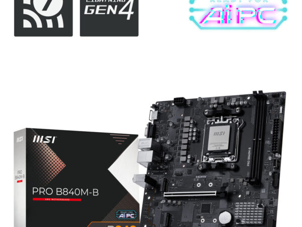 MSI PRO B840M-B scheda madre AMD B840 Socket AM5 micro ATX