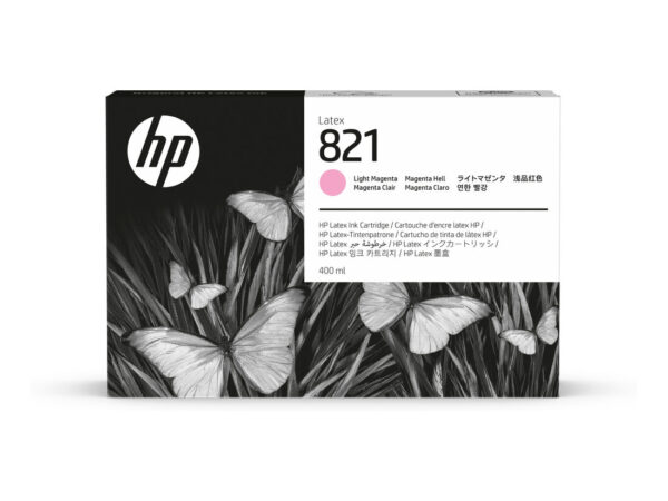 HP Cartuccia di inchiostro Latex magenta chiaro 821 da 400 ml