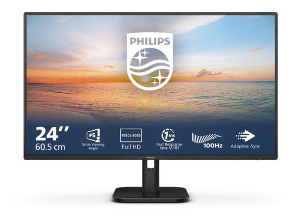 Philips Serie 1000 24E1N1100A/00 Monitor PC 60,5 cm (23.8") 1920 x 1080 Pixel Full HD LCD Nero