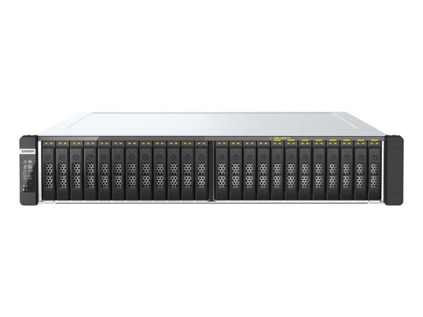QNAP TDS-h2489FU NAS Armadio (2U) Intel Xeon Silver 4314 512 GB DDR4 QuTS hero Nero, Argento