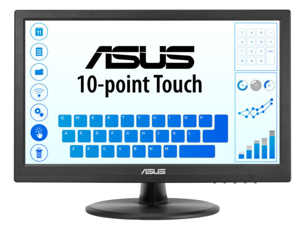 ASUS Touch VT169HE Monitor PC 39,6 cm (15.6") 1920 x 1080 Pixel Full HD LED Touch screen Da tavolo Nero
