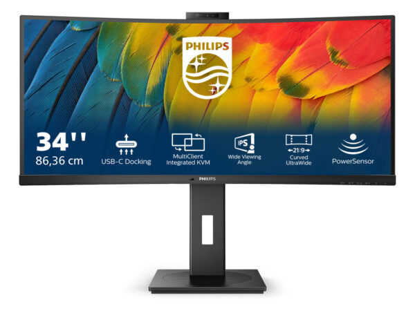 Philips 5000 series 34B1U5600CH/00 LED display 86,4 cm (34") 3440 x 1440 Pixel Wide Quad HD LCD Nero
