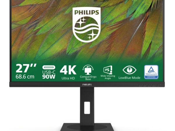 Philips 3000 series 27B1U3900/00 Monitor PC 68,6 cm (27") 3840 x 2160 Pixel 4K Ultra HD LCD Nero