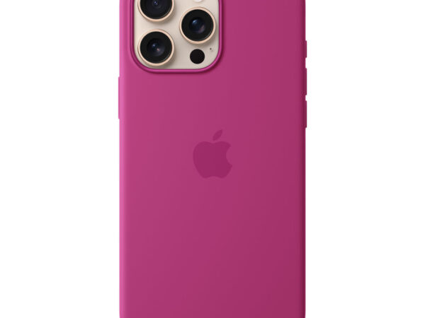 Apple Custodia MagSafe in silicone per iPhone 16 Pro Max - Fucsia