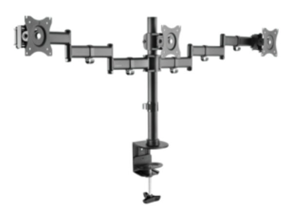 LogiLink BP0050 Supporti a parete per TV 68,6 cm (27") Scrivania Nero