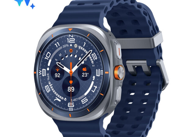 Samsung Galaxy Watch Ultra 2025 (Titanium Blue, LTE, 47mm) Smartwatch Galaxy AI, Design resistente agli urti, Batteria a lunga durata, Cassa in titanio di grado aerospaziale