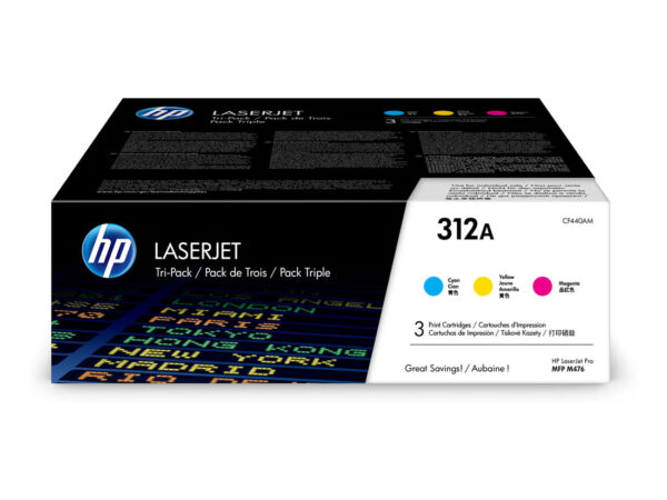 HP Cartuccia Toner ciano Tri-Pack 312A
