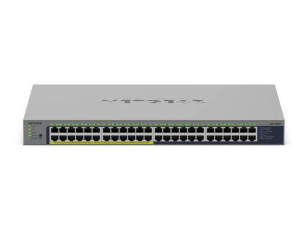 NETGEAR GS748PP Non gestito Gigabit Ethernet (10/100/1000) Supporto Power over Ethernet (PoE) Grigio