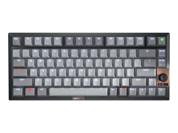 CHERRY KW 300 MX tastiera Casa USB + Bluetooth QWERTY Inglese US Nero, Rame, Grigio