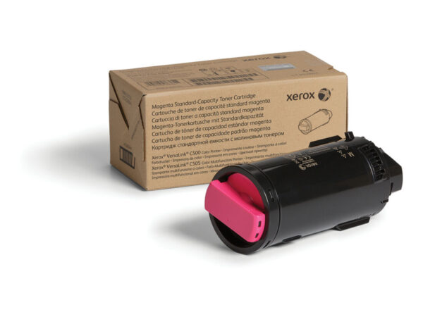 Xerox Cartuccia toner Magenta a Capacità standard da 2400 Pagine per Multifunzione a colori  VersaLink C505, Stampante a colori  VersaLink C500 (106R03860)