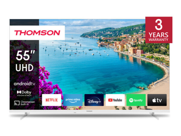 Thomson 55UA5S13W TV 139,7 cm (55") 4K Ultra HD Smart TV Wi-Fi Bianco
