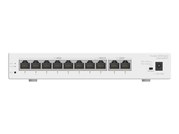 HUAWEI eKit S380 Series S380-S8P2T Gestito Gigabit Ethernet (10/100/1000) Supporto Power over Ethernet (PoE) 1U Grigio