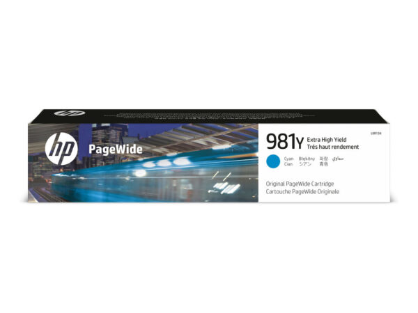 HP Cartuccia ciano originale ad altissima capacità PageWide 981Y