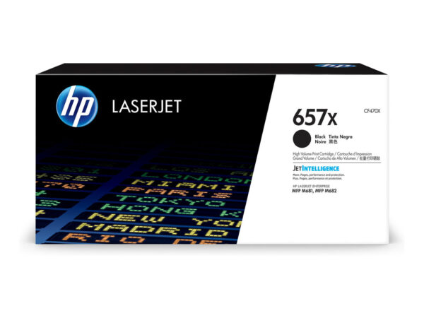 HP Cartuccia toner nero originale ad alta capacità LaserJet 657X