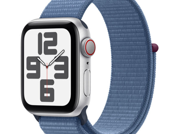 Apple Watch SE GPS + Cellular Cassa 40mm in Alluminio con Cinturino Sport Loop Blu Inverno