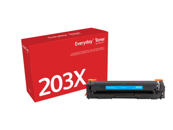 Everyday Toner  di Xerox Ciano compatibile con HP 203X (CF541X), Alta capacità
