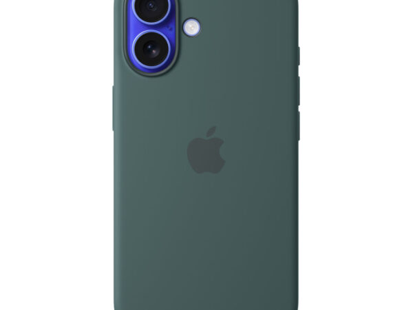 Apple Custodia MagSafe in silicone per iPhone 16 - Verde lago