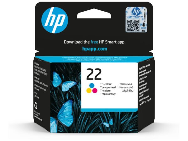HP Cartuccia originale inchiostro tricromia 22