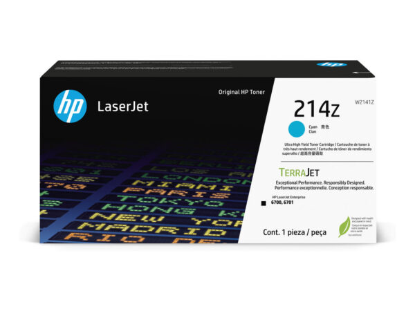 HP Cartuccia toner originale ciano ad altissima capacità LaserJet 214Z