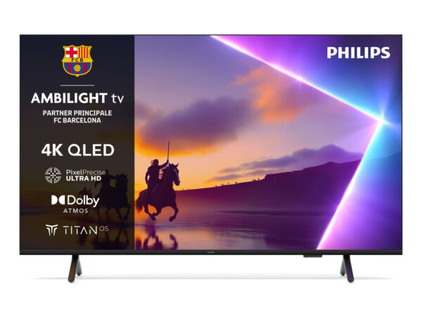 Philips Ambilight TV 43PUS8510 4K UHD QLED 108cm 43" Smart TV Dolby Atmos Titan OS