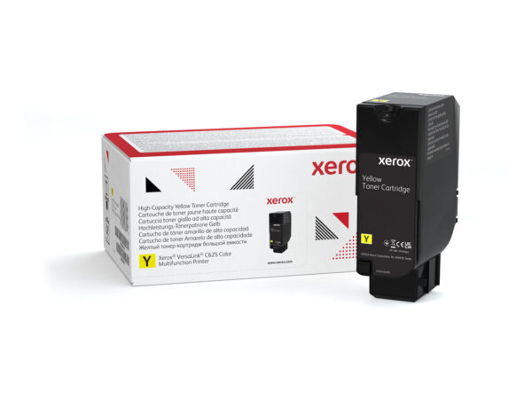 Xerox Cartuccia toner Giallo a Alta capacità da 16000 Pagine per Stampante multifunzione a colori  VersaLink C625 (006R04639)